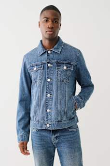 JESSE SINGLE NEEDLE DENIM TRUCKER JACKET, image 3