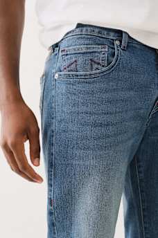 RICKY MEDIUM WASH STRAIGHT JEAN, image 4