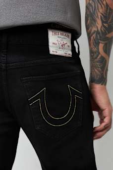 JEANS ENTALLADOS GENO CON COSTURA LUREX