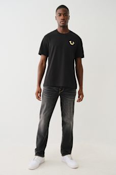 RICKY GOLD SINGLE NEEDLE FLAP STRAIGHT JEAN, image 6