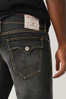 RICKY GOLD SINGLE NEEDLE FLAP STRAIGHT JEAN, image 1