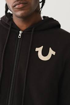 METALLIC CITY BUDDHA ZIP HOODIE, image 3