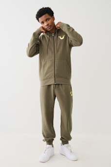 METALLIC CITY BUDDHA ZIP HOODIE, image 4