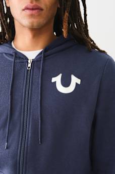 METALLIC CITY BUDDHA ZIP HOODIE, image 2
