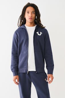 METALLIC CITY BUDDHA ZIP HOODIE, image 3