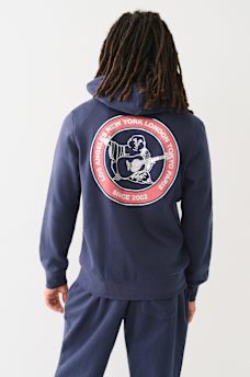 METALLIC CITY BUDDHA ZIP HOODIE, image 4