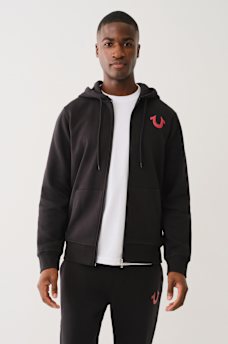 Overlap Buddha Logo Zip Hoodie | True Religion