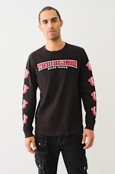 REPEATED HORSESHOE LONG SLEEVE TEE, image 2