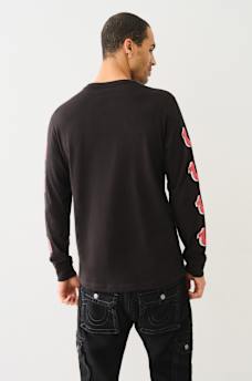 REPEATED HORSESHOE LONG SLEEVE TEE, image 4
