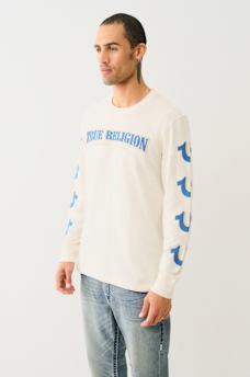 REPEATED HORSESHOE LONG SLEEVE TEE, image 3