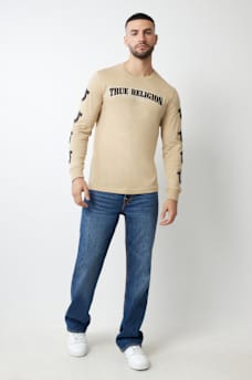 REPEATED HORSESHOE LONG SLEEVE TEE, image 6