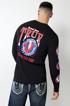 POP LOGO LONG SLEEVE TEE, image 1
