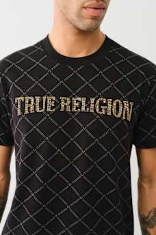MONOGRAM CRYSTAL LOGO TEE, image 1