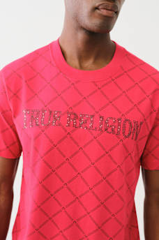 MONOGRAM CRYSTAL LOGO TEE, image 1