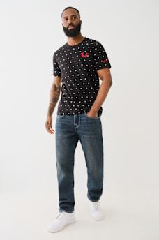 FLOCKED HORSESHOE LOGO PRINT TEE, image 6