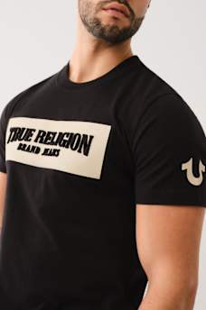 EMBOSSED BOX LOGO TEE, image 1