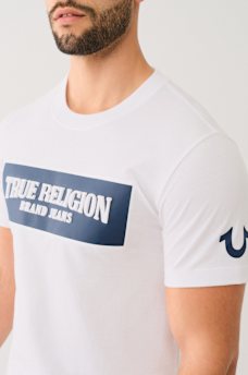 EMBOSSED BOX LOGO TEE, image 1