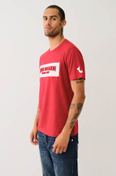 EMBOSSED BOX LOGO TEE, image 2