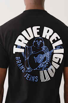 CRYSTAL BUDDHA LOGO CREW TEE, image 1