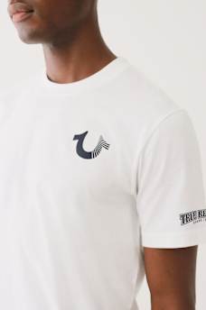 CRYSTAL BUDDHA LOGO CREW TEE, image 2