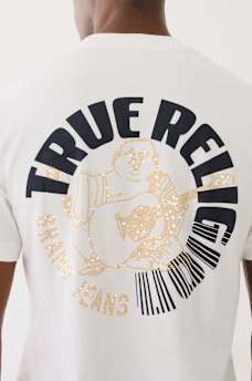 CRYSTAL BUDDHA LOGO CREW TEE, image 1