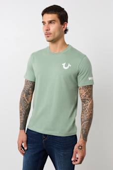 CRYSTAL BUDDHA LOGO CREW TEE, image 2