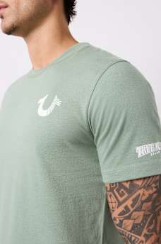 CRYSTAL BUDDHA LOGO CREW TEE, image 3