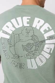 CRYSTAL BUDDHA LOGO CREW TEE, image 1