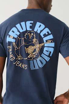 CRYSTAL BUDDHA LOGO CREW TEE, image 1