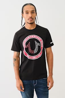 CRYSTAL HORSESHOE LOGO TEE, image 2