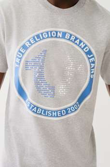 CRYSTAL HORSESHOE LOGO TEE, image 1