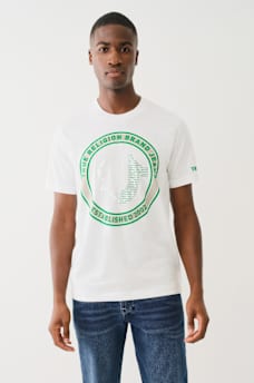 CRYSTAL HORSESHOE LOGO TEE, image 2