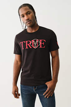 CRYSTAL BUDDHA FACE TEE, image 1