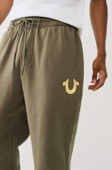 HORSESHOE LOGO DRAWSTRING JOGGER, image 4