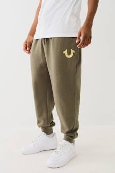 HORSESHOE LOGO DRAWSTRING JOGGER, image 1