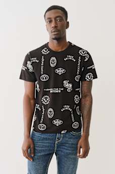 SCATTERED LOGO TEE, image 1