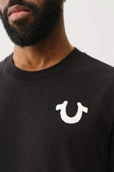 DIAGONAL HORSESHOE TEE, image 4