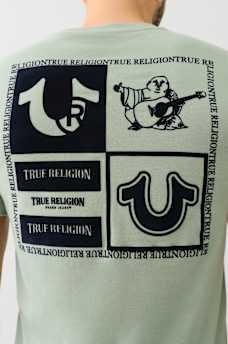 CHECKERED LOGO TEE, image 1