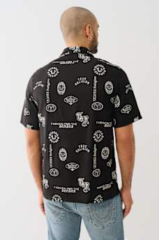 ALLOVER LOGO RESORT SHIRT, image 5