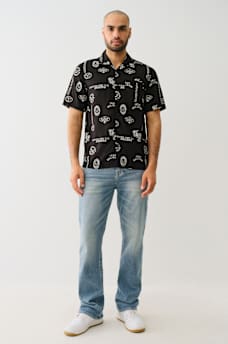 ALLOVER LOGO RESORT SHIRT, image 6