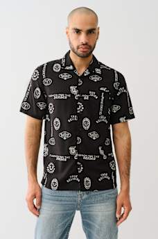 ALLOVER LOGO RESORT SHIRT, image 1
