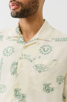 ALLOVER LOGO RESORT SHIRT, image 2