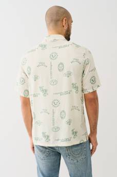 ALLOVER LOGO RESORT SHIRT, image 5
