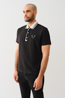 TRUE RELIGION GUSSET POLO SHIRT, image 4