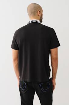 TRUE RELIGION GUSSET POLO SHIRT, image 5