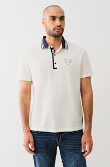 TRUE RELIGION GUSSET POLO SHIRT, image 3