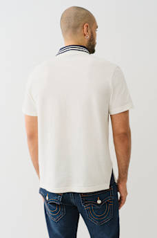 TRUE RELIGION GUSSET POLO SHIRT, image 5