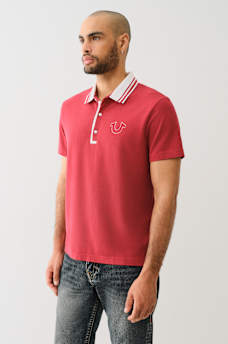 TRUE RELIGION GUSSET POLO SHIRT, image 4