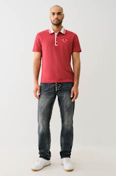 TRUE RELIGION GUSSET POLO SHIRT, image 7