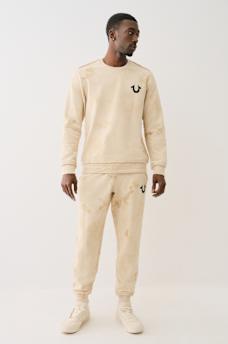 DEBOSSED LOGO RAW TRIM SWEATSHIRT, image 3